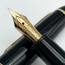 Montblanc Meisterstuck LeGrand 4810 Fountain Pen 14K Gold Nib Black Authentic