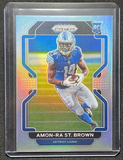Amon-Ra St. Brown 2021 Panini Prizm #358 Silver Prizm RC