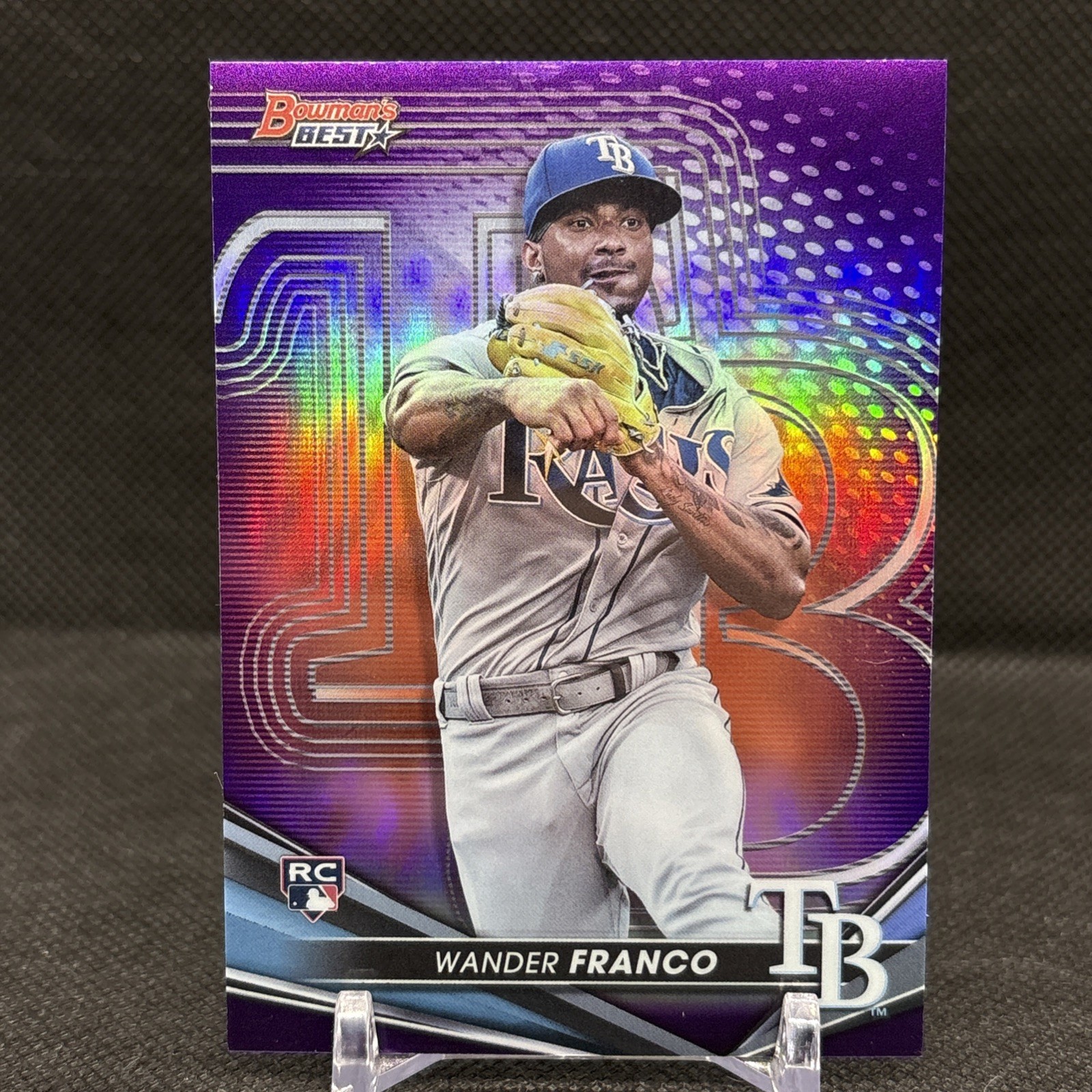 2022 Bowman's Best Purple Refractor /250 Wander Franco #39 Rookie RC