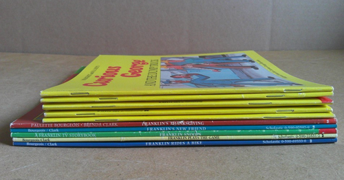 CURIOUS GEORGE + FRANKLIN Paperback by Scholastic Assorted Titles Set of 10 - Foto 16 di 21