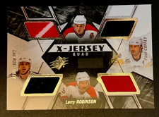 2015-16 SPX X-Jersey Quad #XQ-FCRR  Fleury Coffey Robitaille Robinson (225C-9)