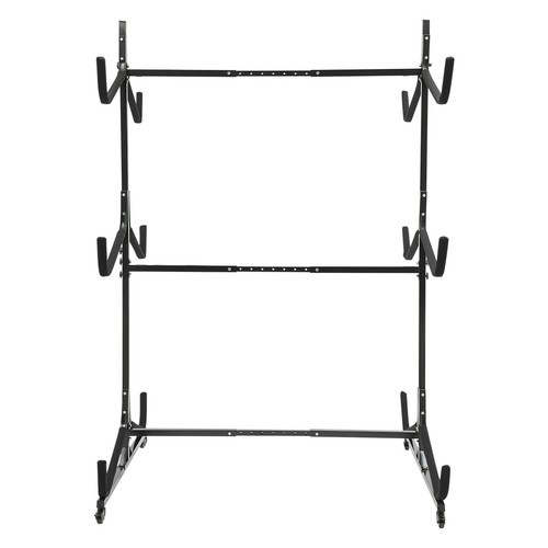 Scaffale Porta Kayak Indipendente a 3 Livelli, Supporto Porta Kayak Resistente con Ruote - Foto 5 di 18