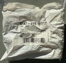 10 Pack - Lasco Fittings 1 1/2" Cap Slip CPVC CTS Part # 4147-015 New Old Stock