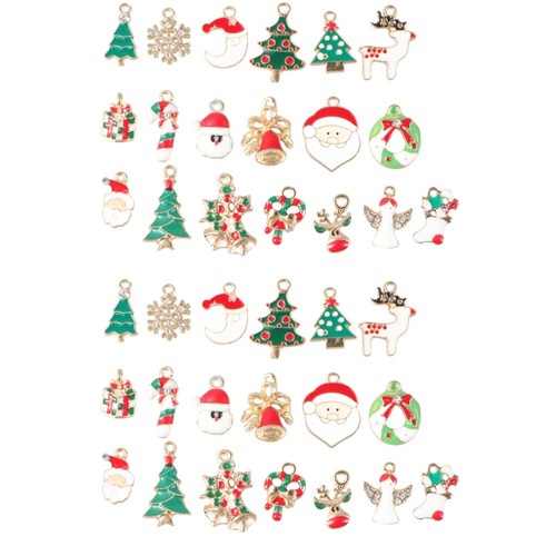 38 stücke legierung weihnachten diy anhänger schmuck machen zubehör für - Picture 12 of 12