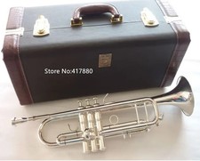 Bac h LT180S-72 Bb Small Trumpet Silver Golden Key Professional with case