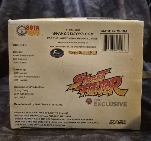 Sota toy Dan Hibiki Street Fighter 2007 Exclusive Figure ExDisplay Model Damaged - Picture 22 of 24