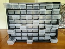 Organizing Plastic Parts Storage Hardware for Crafts Beads Hardware Fishing USED