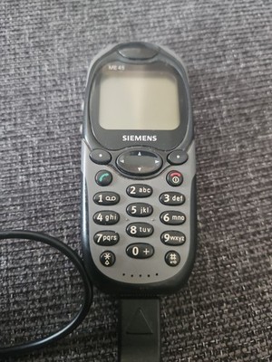 Siemens ME45 Handy Schwarz Grau Candy Bar 9KB Vintage Gebraucht