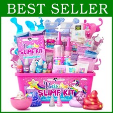 Unicorn Sensory Glow Slime Kit, Fun Creative Craft for Girls