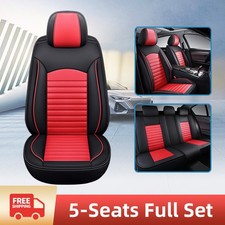 Luxury 3d Leather Seat Cover Waterproof For Volkswagen Vw Front Rear Full Set Luxury 3d Leather Seat Cover Waterproof For Volkswagen Vw Front Rear Full Set