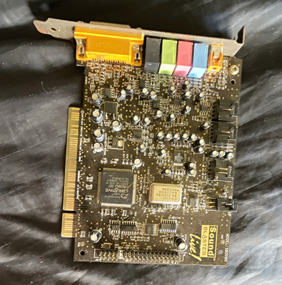 Creative Sound Blaster Live! SB0060 PCI 5.1 Internal Plug-In Sound Card UNTESTED
