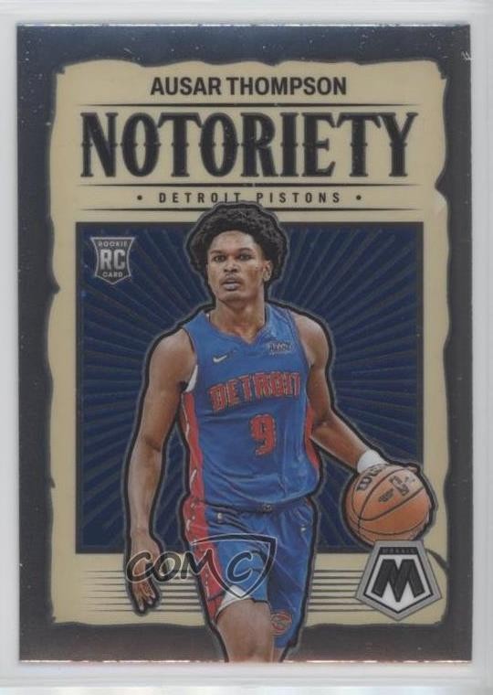 2023-24 Panini Mosaic Notoriety Ausar Thompson #1 Rookie RC 10nx