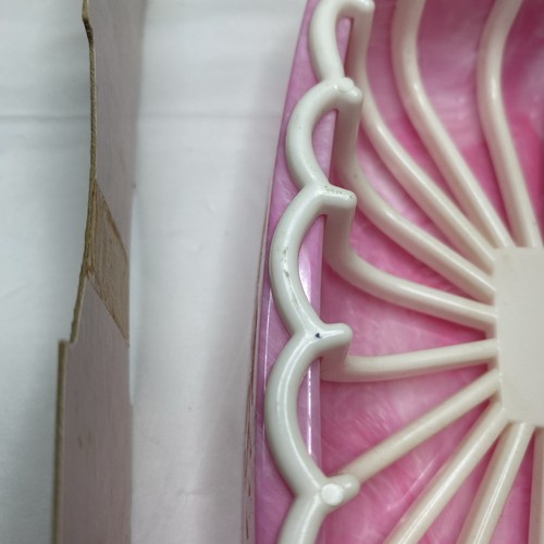 Vintage 1960’s Arrow Brand Pink Soap Dish Pearltone New Old Stock - Picture 7 of 17