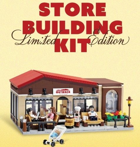 Oxford Town Bricks Outback Steakhouse 930 pcs (Korea Limited) - Picture 11 of 11
