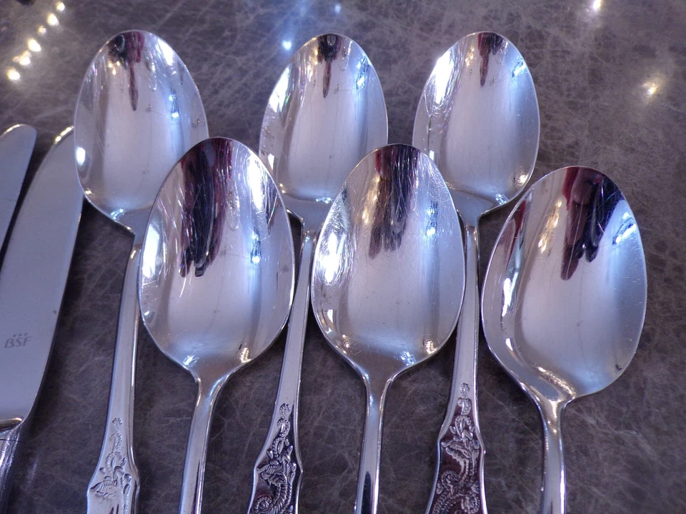 BSF FRIESENMUSTER Besteck Tafel für 6 Personen 30 Teile  18/8 TOP - Bild 4 von 4