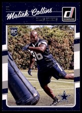 2016 Donruss Rookie Maliek Collins #332 Dallas Cowboys Football Card NFL Sports