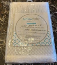 Airflow Baby by BreathableBaby Essential Mesh Crib Liner 9" Single Layer New