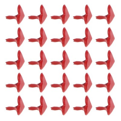  500 Stück 11 mm/0,43 Zoll Herzform Mini-Metall-Brads   Papierverschlüsse,