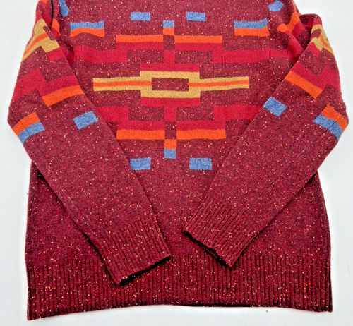 SUÉTER JERSEY MUJER PENDLETON CORDEROS MEZCLA LANA AZTECA SUROESTE M - Imagen 12 de 13