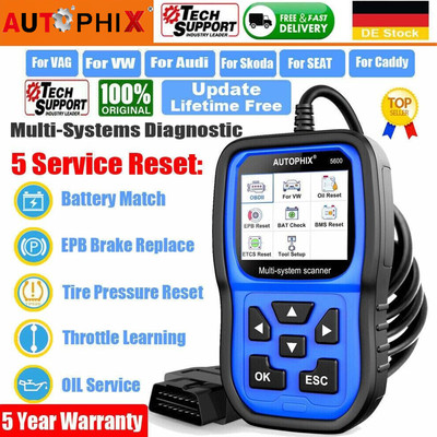 Autophix 5600 Diagnosegerät OBD2 Profi Auto Alle System EPB ABS Scanner für VAG