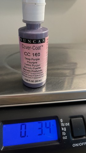 Lot Duncan EZ Stroke-CC-Cover Coat-Ceramic Under Glaze Paint 04 Bisque-Greenware - Picture 16 of 22