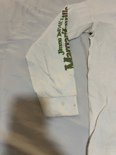 Camiseta de Navidad Vintage Margaritaville 2011 Talla Mediana Jimmy Buffett Parrot 148 - Imagen 2 de 7