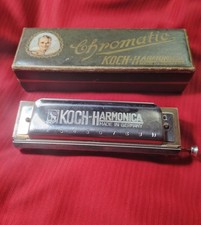 Hohner Koch Harmonica Key of G, Vintage 980/40 With Box /In Good Condition