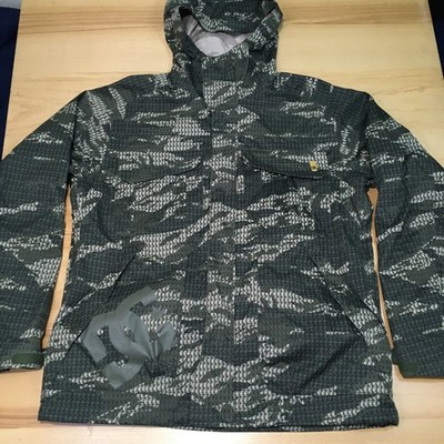 DC Shoes Jacket Mens XL Camo Green Dollar Yen Exotex 5k Hooded Snowboard Ski Y2K