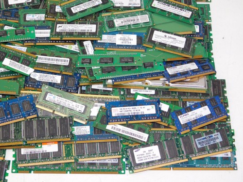 250 Piece 7.5 Lbs Mixed Lot Scrap Computer PC Ram Memory Stick for Gold Recovery - 第 5/5 張圖片