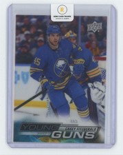 2022-23 Upper Deck young guns clear cut Casey Fitzgerald Rookie #498 Buffalo