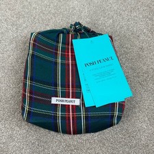 Posh Peanut Fitted Crib Sheet Plaid Flannel Green Red White Blue