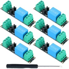 6Pcs DC 3.3V Relay Module 1 Channel Optocoupler Module 3V/3.3V Relay Isolated