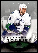 2010-11 SP Game Used Guillaume Desbiens Rookie 696/699 Vancouver Canucks #138