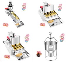 Uimoso Automatic Commercial Doughnut Maker Machine with 1/4/6 Rows, 90-360 PCS/H