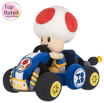 Super Mario Kart World Plush doll Toad Nintendo Sanei Boeki Japan