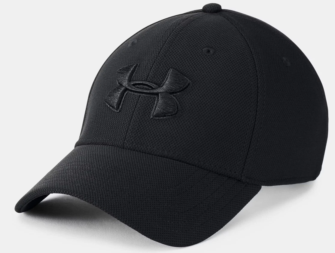 Under Armour Men's UA Blitzing 3.0 Stretch Fit Cap Flex Hat Black Size M/L