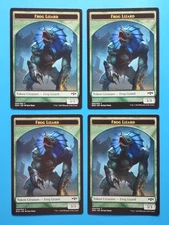 MTG 4x Frog Lizard Token x4 NM Return to Ravnica Magic 3/3 Green Playset