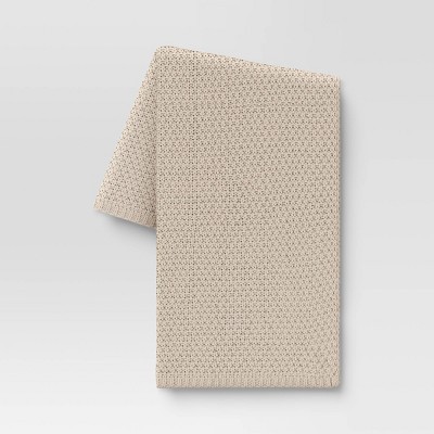 Threshold Recycled Knit Decorative Sofa Throw Blanket Midweight