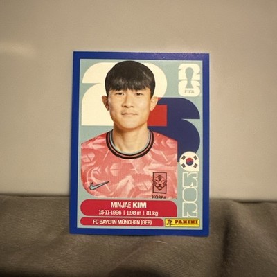 2026 Panini FIFA World Cup Sticker Minjae Kim #KOR 4 - Blue Border