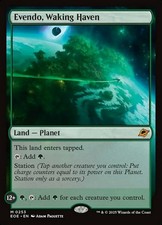 Light Play, English MTG Foil Evendo, Waking Haven - Foil Edge of Eternities Magi