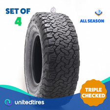 Set Of 4 Used Lt 31570r17 Bfgoodrich All-terrain Ta Ko2 121118s - 7.5-932