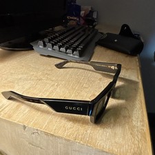 Gucci Authentic Men s Black Full Rim Sunglasses with slight scratch