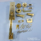 Entry Door Knob Handle & Deadbolt P. Brass 6611BH301