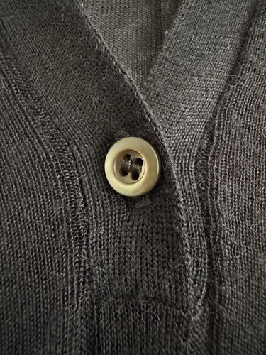 Authentischer Prada brauner Kaschmir & Seide gerippter Kragen Pullover, Prada geripptes Strickoberteil - Bild 11 von 18