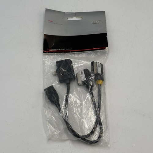 Audi iPhone Lightning USB Kabel Leitung Set Audi Music Interface AMI MMi 3G + ORIGINAL