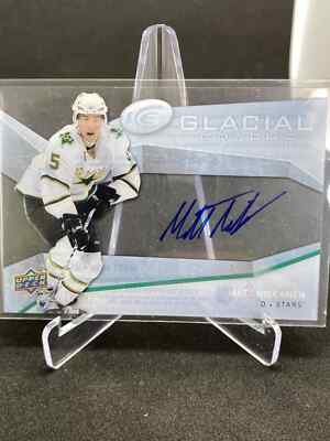 2008-09 Upper Deck Ice Glacial Graphs Matt Niskanen #GG-MN Auto Clear Cut