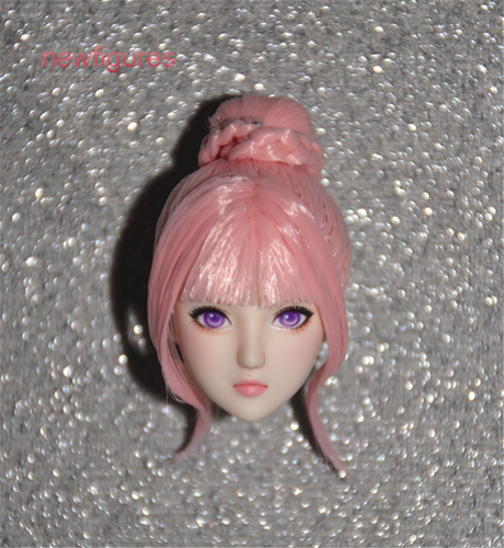 1:6 Bun Hair Girl Obitsu Head Model For 12" Female PH TBL UD Figure Body Toys - Picture 5 of 6