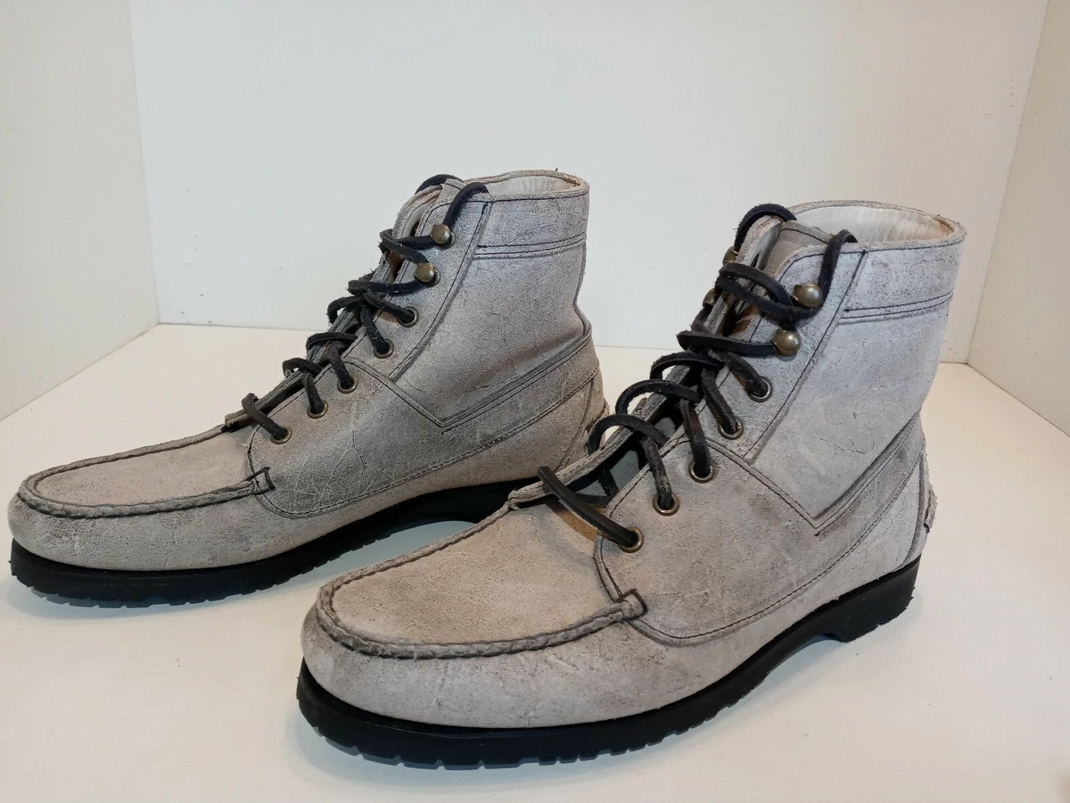 Allen Edmonds Yuma Chukka Boots Old Stale Gray Leather Men s Size