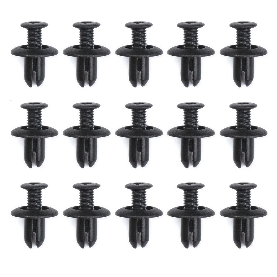 120 un. Plástico 8mm Diámetro Cuerpo Agujero Remaches Sujetador Guardabarros Parachoques Pin Clip Foto 4 de 4