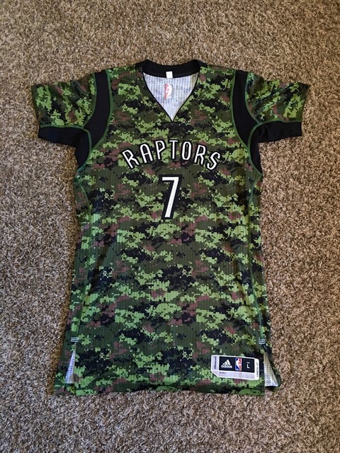 raptors military jersey